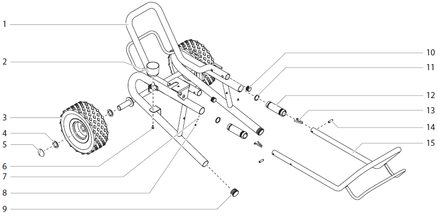 Impact 840 Low Rider Cart Parts (P/N 805-289A)